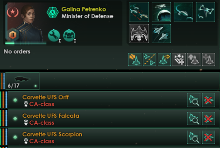 A military fleet